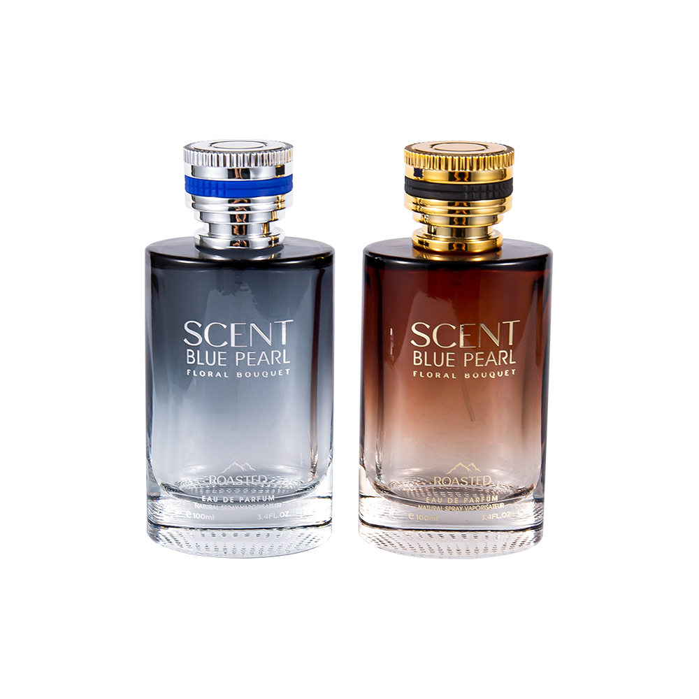 بطری عطر شیشه ای برجسته KY1109-WJ2098 100ML با درپوش عطر Pcta