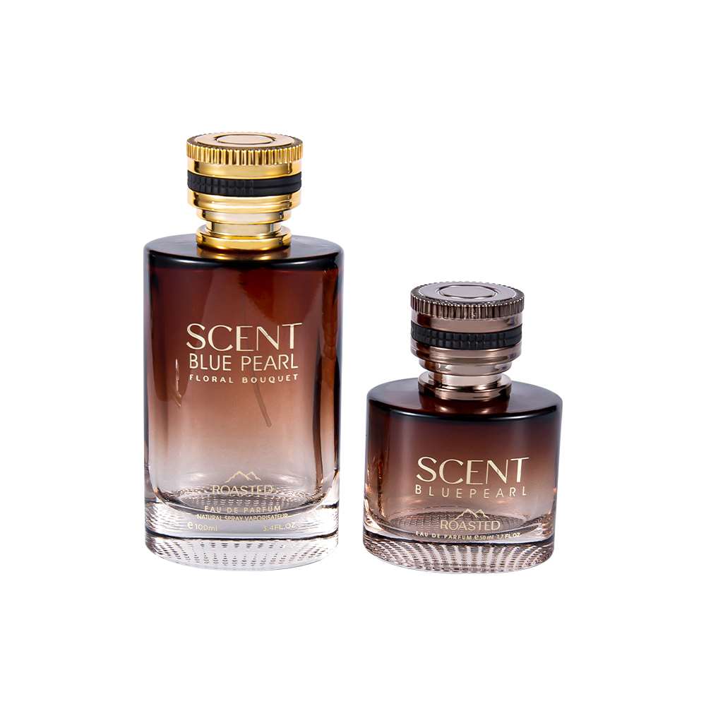 بطری عطر شیشه ای برجسته KY1109-WJ2098 100ML با درپوش عطر Pcta