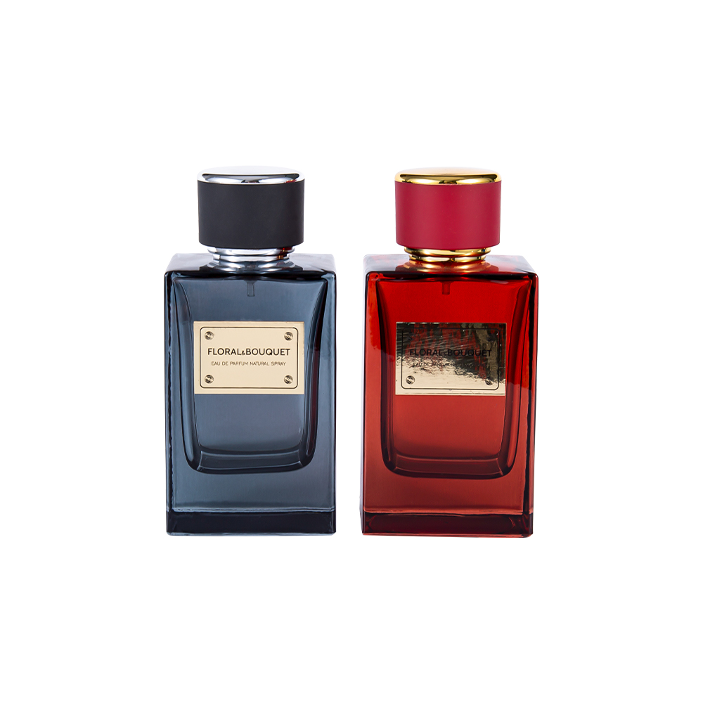 مجموعه بطری عطر با کیفیت بالا GC4857-WJ2098 100ML با درب، اسپری با خروجی بالا