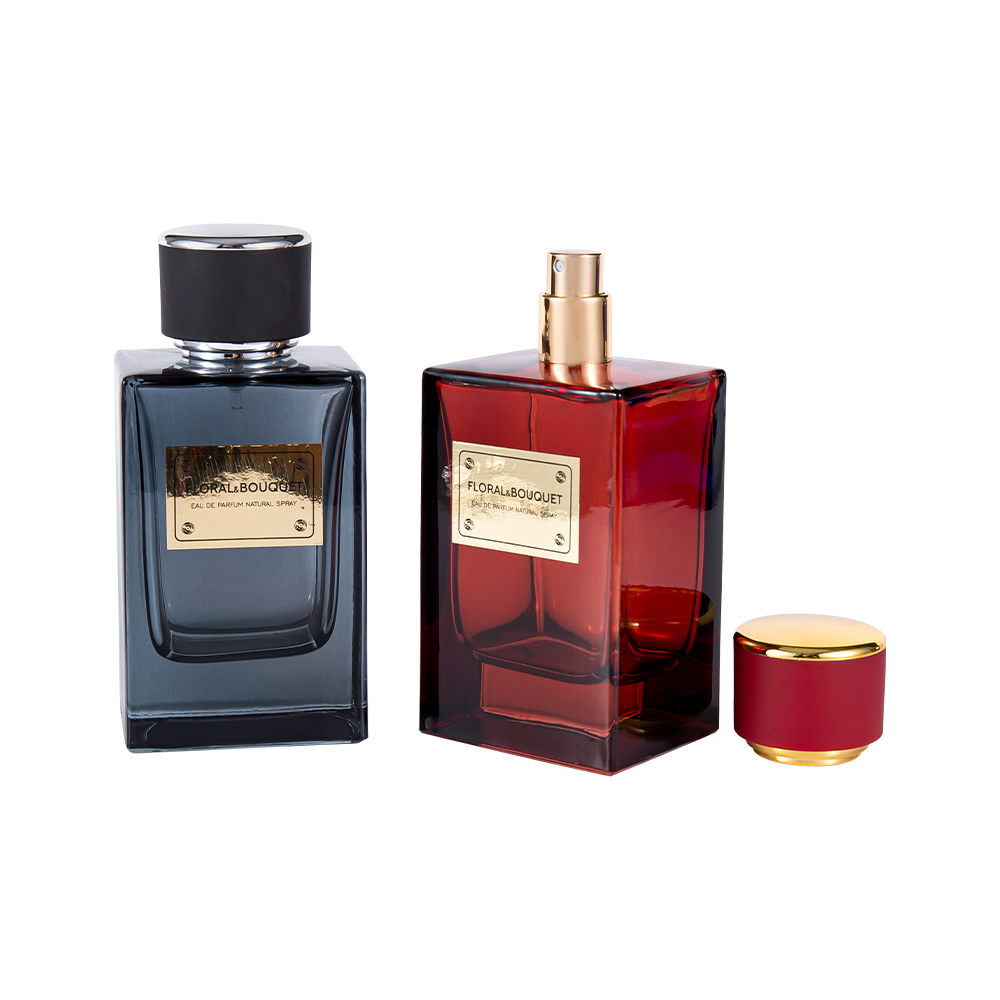 مجموعه بطری عطر با کیفیت بالا GC4857-WJ2098 100ML با درب، اسپری با خروجی بالا