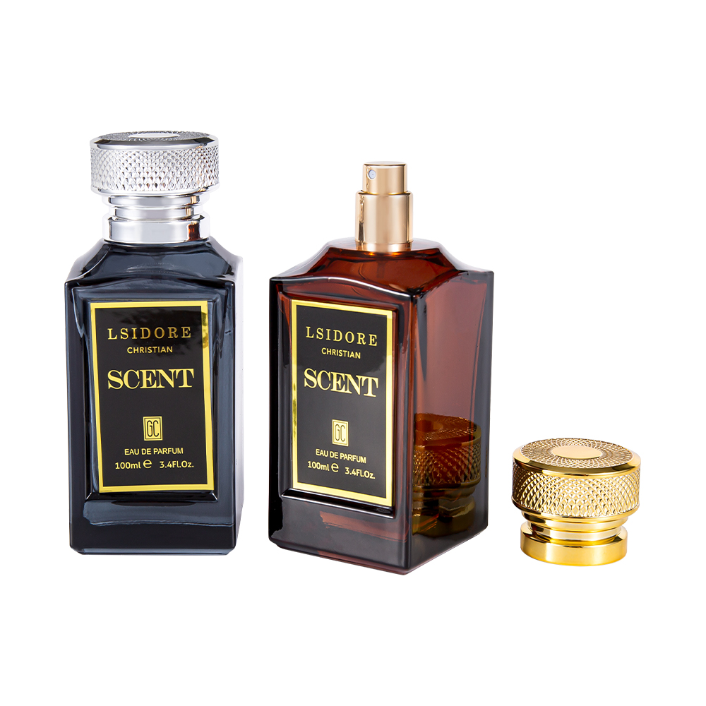 ست بطری عطر KY1522-WJ2341 100ML لوکس Hot Stamping با درپوش عطر منحصر به فرد