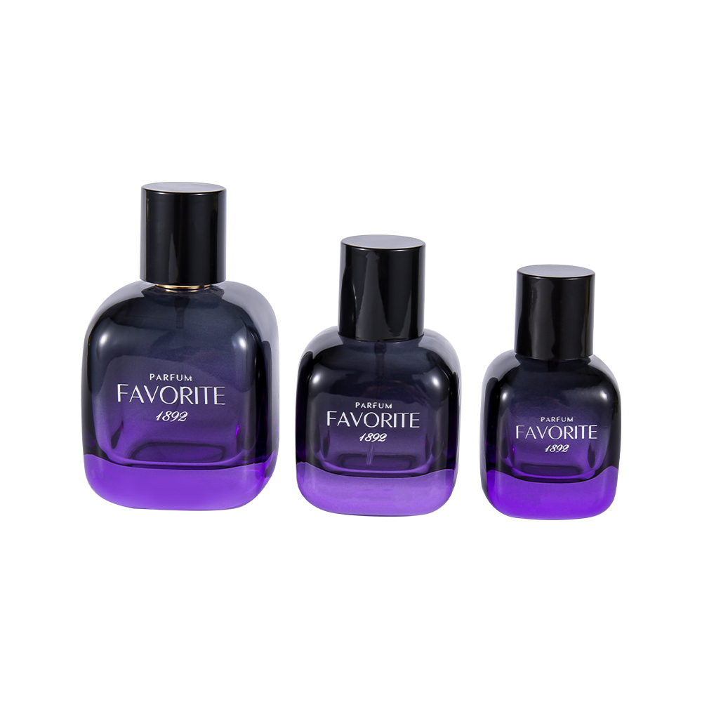 بطری عطر شیشه ای تزئینی GC4868-WJ2445 30ML با درپوش PP، سری چند ظرفیتی