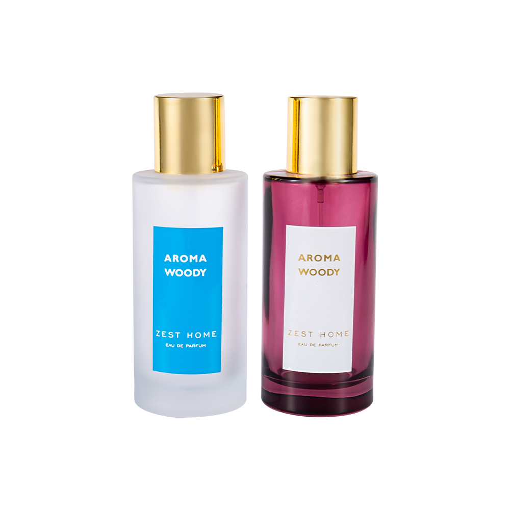 بطری عطر مات کلاسیک 100ML GC3989-WJ2388 تاپ طلایی لوکس